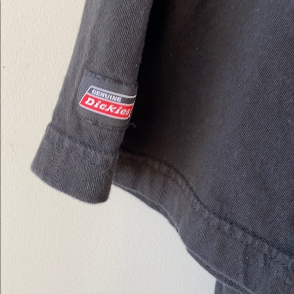 Dickies Men Black Heavyweight Short Sleeve Shirt - Picture 3 of 4